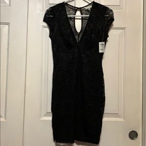 Charlotte Russe black lace dress. NWT